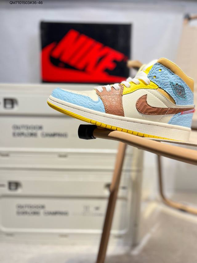 Air Jordan 1 Mid Aj1 Jordan Generation Classic Retro Culture Leisure Sports Bask Air Jordan 1 Mid Aj1 Jordan Generation Classic Retro Culture Leisure Sports Bask