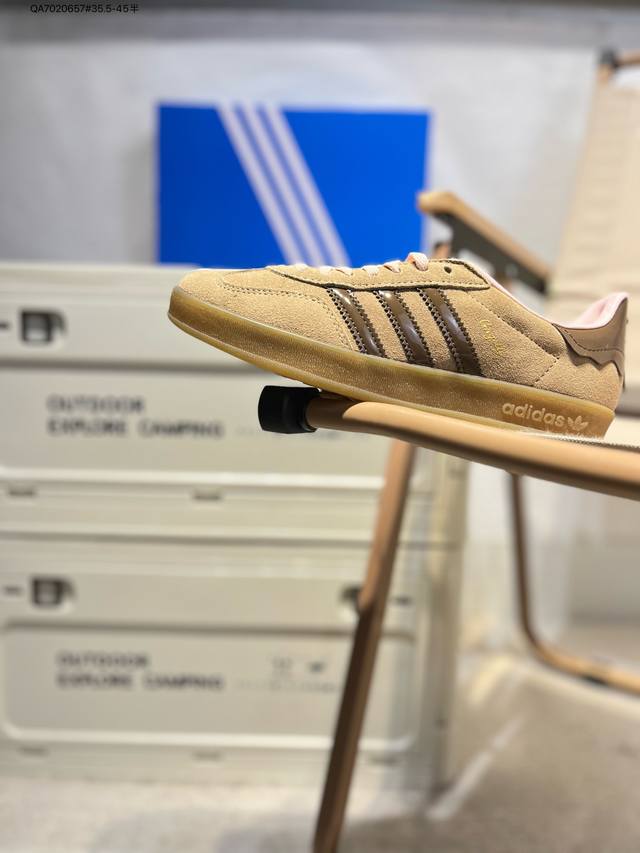 Adidas Originals Gazelle Indoor Three-Leaf Casual Slip-Resistant Durable Low-Top Adidas Originals Gazelle Indoor Three-Leaf Casual Slip-Resistant Durable Low-Top