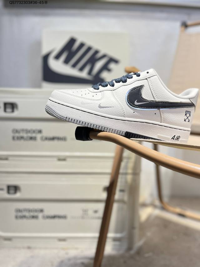 Nk Air Force 1'07 Low Air Force One low-top casual sneakers#Custom leather, orig Nk Air Force 1'07 Low Air Force One low-top casual sneakers#Custom leather, orig