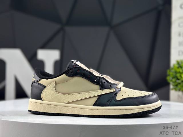 Factory Grade Nike AJ1 Travis Scott X Air Jordan 1 "Reverse Mocha" Low-Top Bask Factory Grade Nike AJ1 Travis Scott X Air Jordan 1 "Reverse Mocha" Low-Top Bask