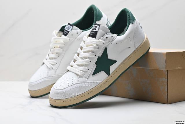 Factory Grade Golden Goose Ball Star Leather Casual Round Toe Lace-up Low-top F Factory Grade Golden Goose Ball Star Leather Casual Round Toe Lace-up Low-top F