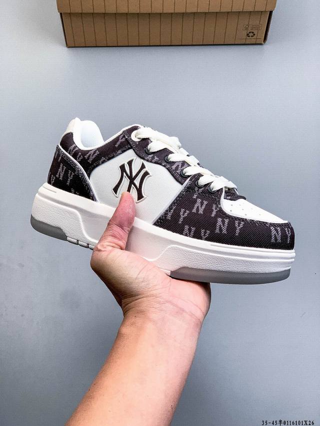 Company Grade! Mlb Chunky Liner Casual Running Shoes, Printed Leather Sneakers, Company Grade! Mlb Chunky Liner Casual Running Shoes, Printed Leather Sneakers,