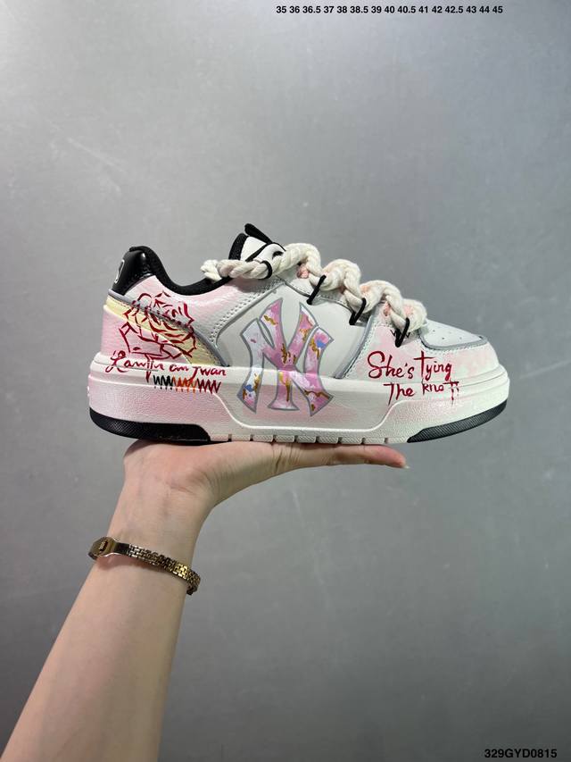 Company Grade Mlb Ny Printed Popular Dad Shoes Graffiti Prank DDD 6cm Height In Company Grade Mlb Ny Printed Popular Dad Shoes Graffiti Prank DDD 6cm Height In