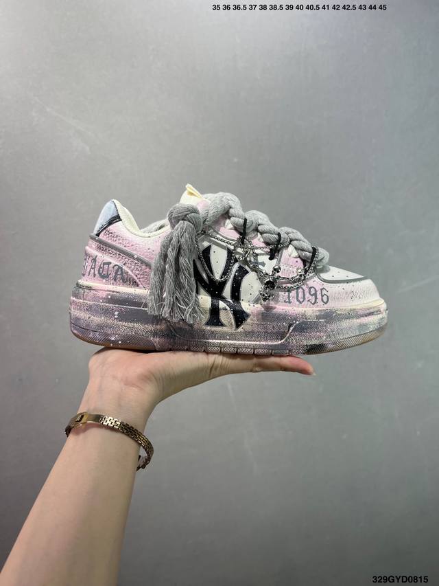 Company Grade Mlb Ny Printed Popular Dad Shoes Graffiti Prank DDD 6cm Height In Company Grade Mlb Ny Printed Popular Dad Shoes Graffiti Prank DDD 6cm Height In