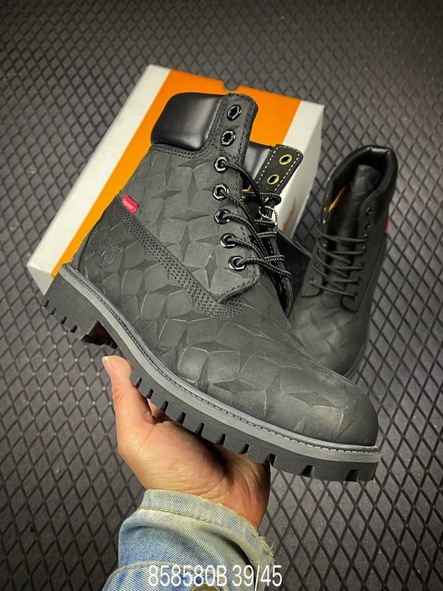 DDD Supreme X Timberland Yellow Boots Series, Simple and Comfortable Mid-Calf Ma DDD Supreme X Timberland Yellow Boots Series, Simple and Comfortable Mid-Calf Ma