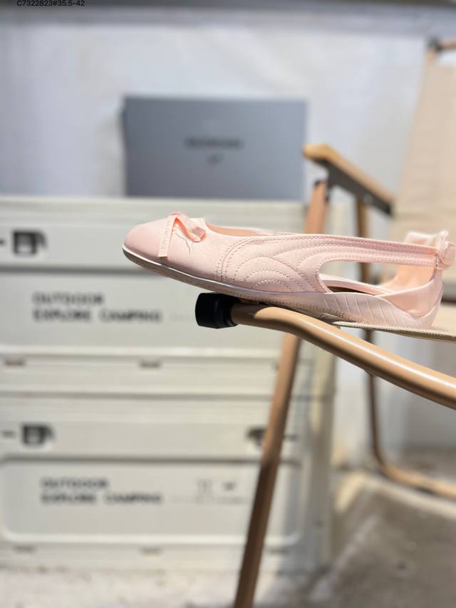 Balenciaga x Puma Speed Satin Round Toe Velcro Distressed Ballet Flats DDD Item Balenciaga x Puma Speed Satin Round Toe Velcro Distressed Ballet Flats DDD Item