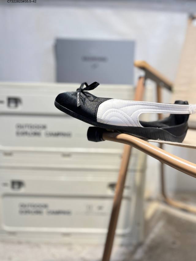 Balenciaga x Puma Speed Satin Round Toe Velcro Distressed Ballet Flats DDD Item Balenciaga x Puma Speed Satin Round Toe Velcro Distressed Ballet Flats DDD Item